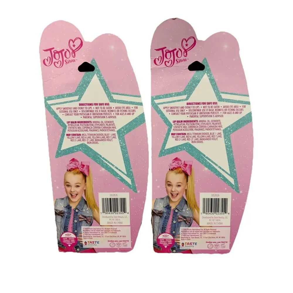JoJo Siwa Lip Balm Bundle 16 Count Flavored Nickelodeon Taste Beauty New 2 Packs